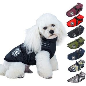 AIMYDOG Warm Dog Winter Coat, Waterproof Windproof Dog Cold Weather Jacket NWOT
